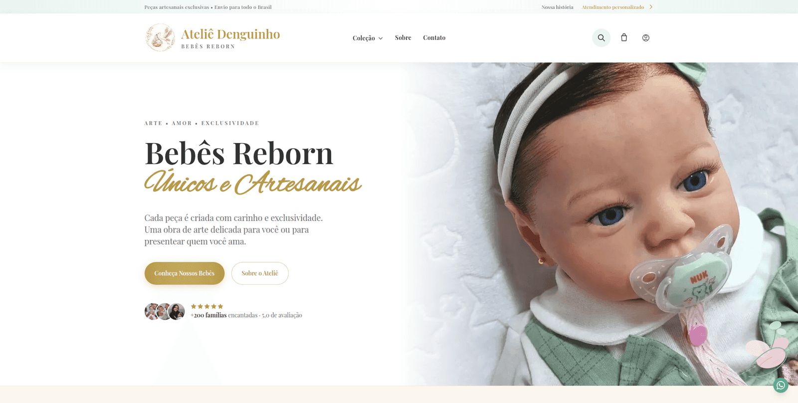 Prévia do projeto Ateliê Denguinho